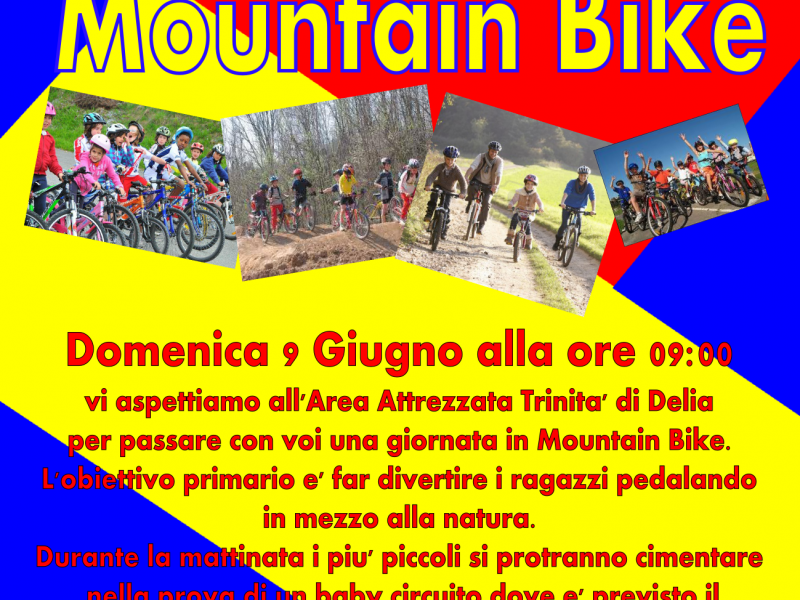 Immagine articolo: Domani, presso area attrezzata Trinità di Delia, manifestazione "Tutti in Mountain Bike"