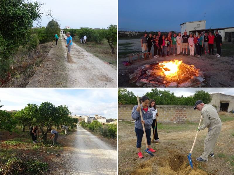 Immagine articolo: “Global Volunteers” e AGESCI Castelvetrano 1 insieme nel rispetto dell'ambiente presso la Base Scout “Ciuri di Zagara”