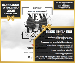 Capodanno Palermo 2025 fino al 31 dicembre 2024