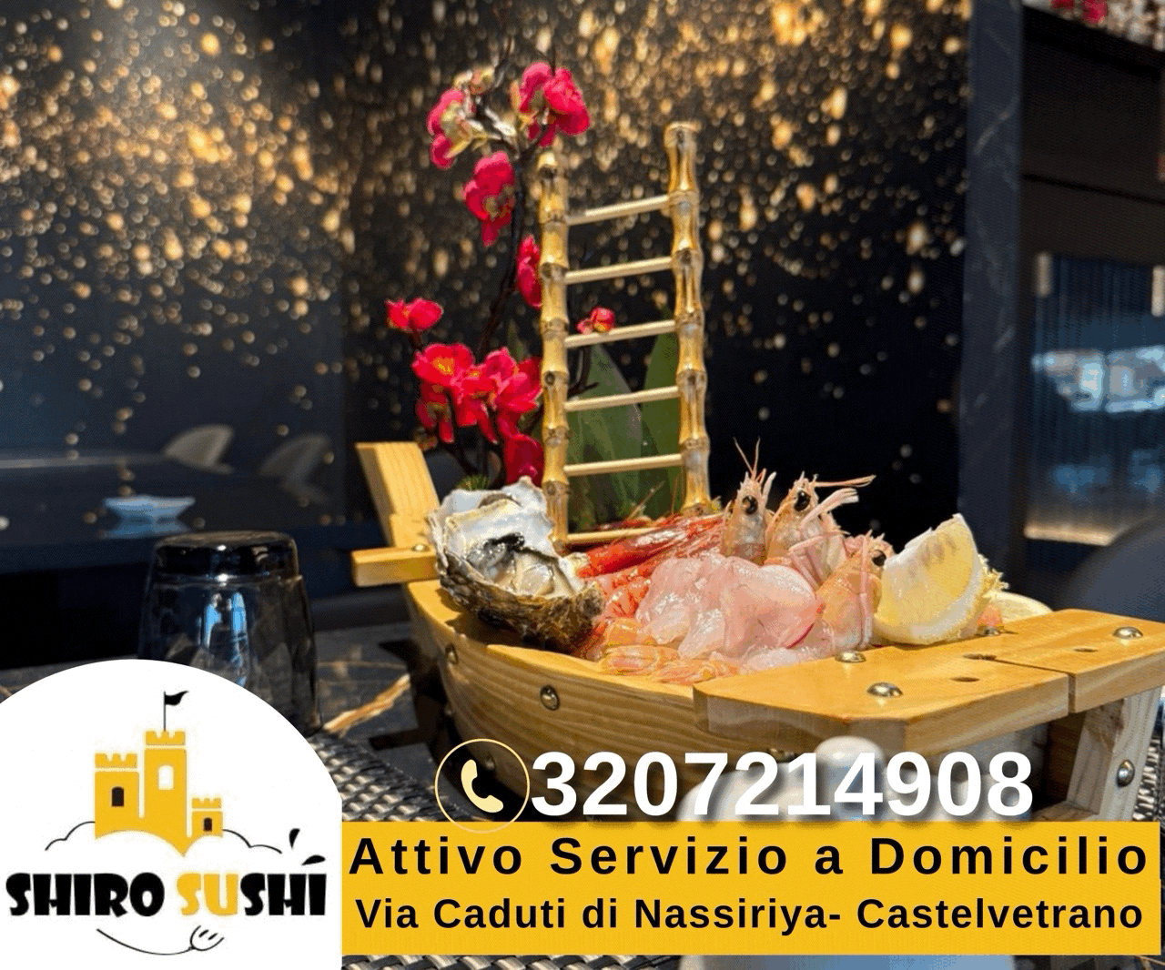 Shiro Sushi h2 dal 14 luglio 2025