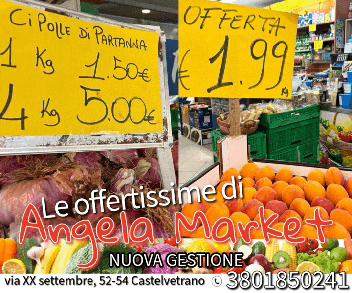 Angela Market H2 dal 12 novembre 